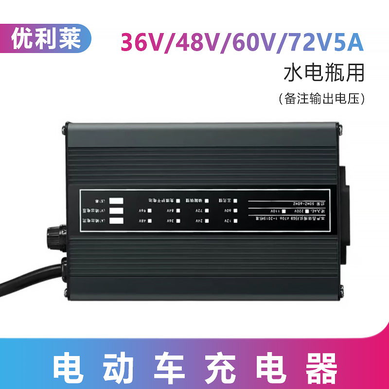 48V/60V/72V5A水電瓶電池充電機廠家